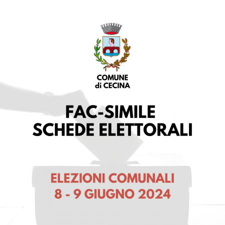 FAC SIMILE Schede Elettorali