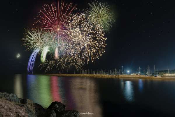 Fuochi d'artificio a Cecina Mare