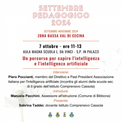 Settembre Pedagogico 2024 - 7 ottobre Palazzi