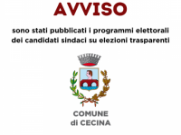 Pubblicazione programmi elettorali dei candidati sindaci su elezioni trasparenti